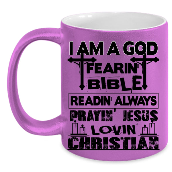 Awesome Coffee Mug, I Am A Loving Christian Accent Mug
