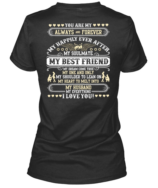 My Husband My Everything T Shirt, I Love You T Shirt