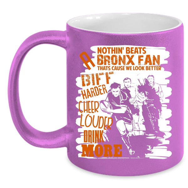 Biff Harder Cheer Louder Drink More Coffee Mug, Sport Coffee Cup