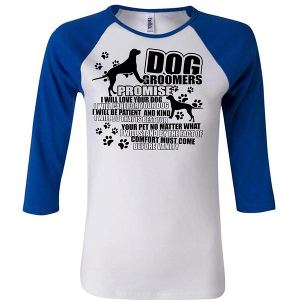 Dog Groomers Promise T Shirt, I Love Groomer T Shirt, Awesome T-Shirts