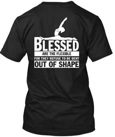 A black t-shirt with the shopify logo