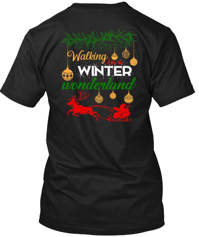 A black t-shirt with the shopify logo