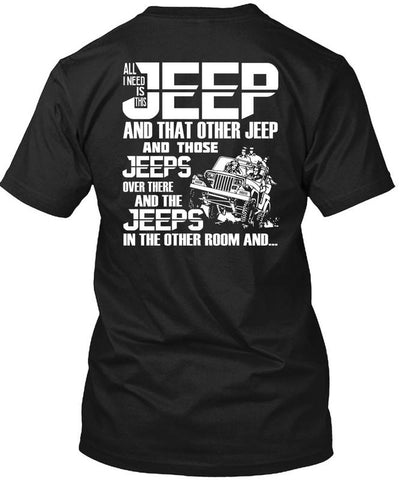 A black t-shirt with the shopify logo