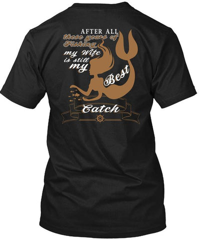 A black t-shirt with the shopify logo