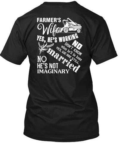 A black t-shirt with the shopify logo
