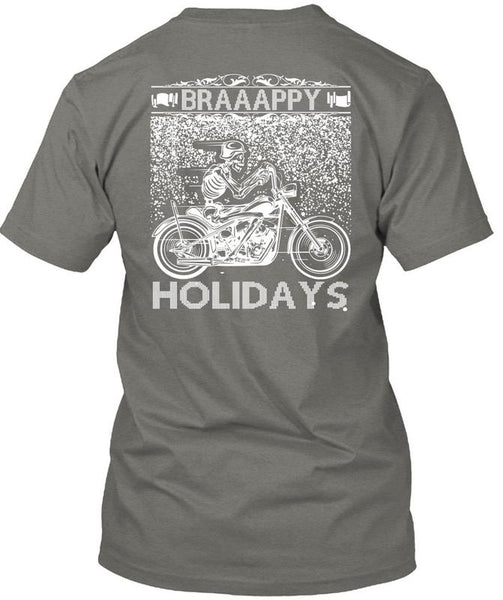 Braaappy Holidays T Shirt, I Love Christmas T Shirt