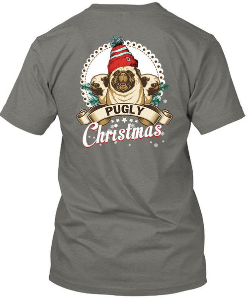 Pugly Christmas T Shirt, I Love Christmas T Shirt