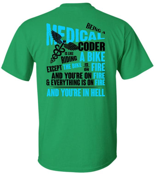 Being A Medical Coder T Shirt, I Love Doctor T Shirt