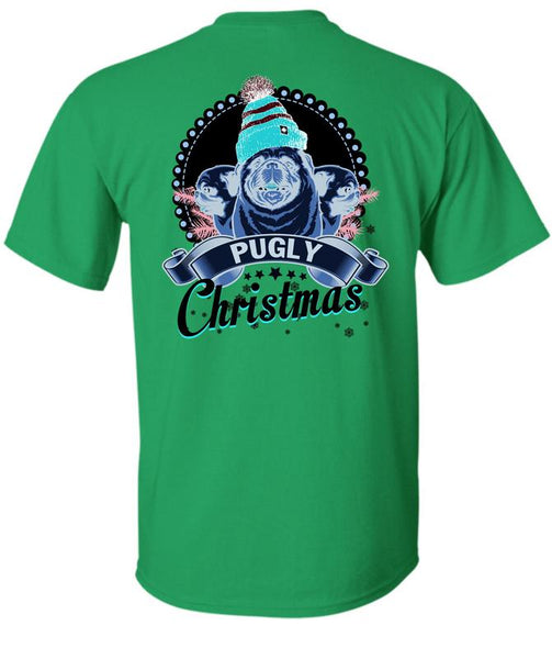 Pugly Christmas T Shirt, I Love My Dog T Shirt