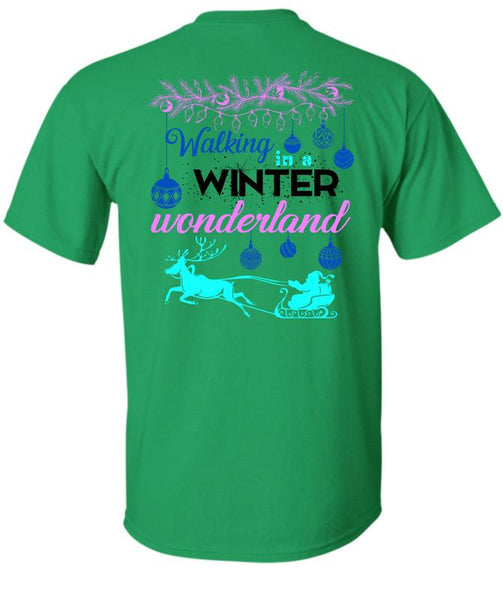 Walking Winter Wonderland T Shirt, This Girl Loves Christmas T Shirt