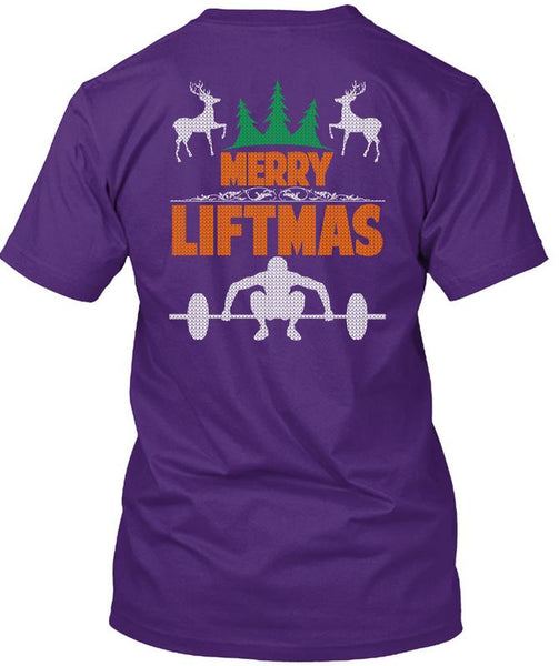 Merry Liftmas T Shirt, I Love Christmas T Shirt