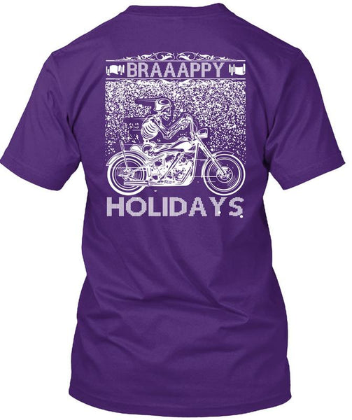 Braaappy Holidays T Shirt, I Love Christmas T Shirt