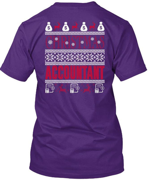 Christmas Accountant T Shirt, Being An Accountant T Shirt