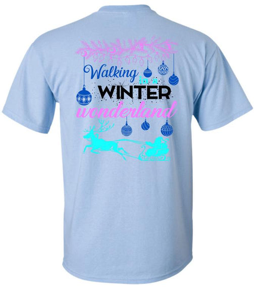 Walking Winter Wonderland T Shirt, This Girl Loves Christmas T Shirt