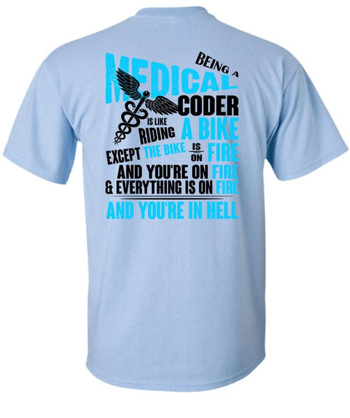 Being A Medical Coder T Shirt, I Love Doctor T Shirt