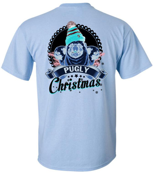 Pugly Christmas T Shirt, I Love My Dog T Shirt