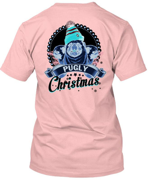 Pugly Christmas T Shirt, I Love My Dog T Shirt