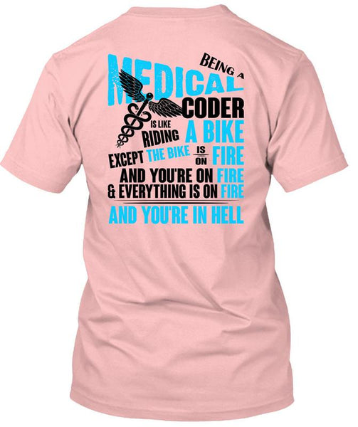 Being A Medical Coder T Shirt, I Love Doctor T Shirt