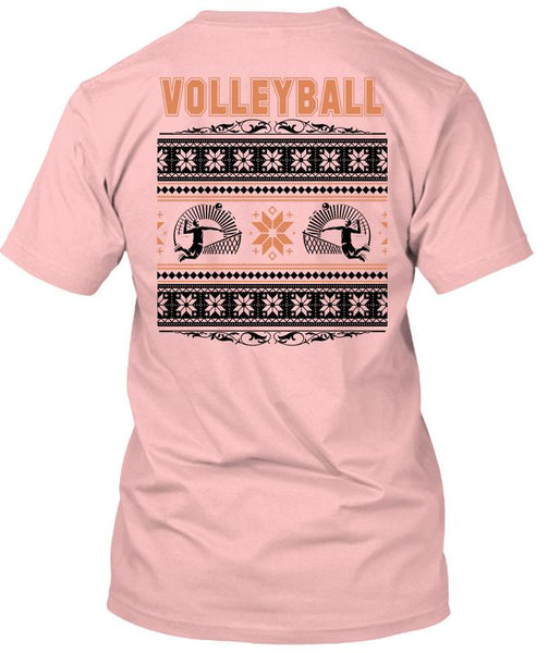 I Love Volleyball T Shirt, This Girl Loves Christmas T Shirt