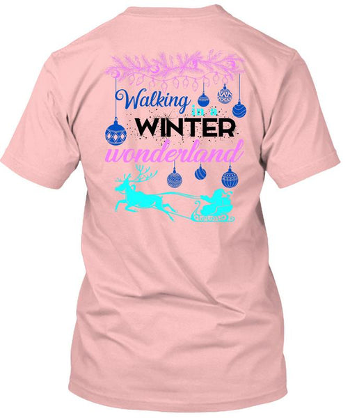 Walking Winter Wonderland T Shirt, This Girl Loves Christmas T Shirt