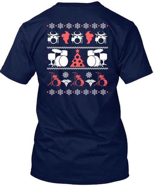 I Love Drummer T Shirt, I Love Christmas T Shirt