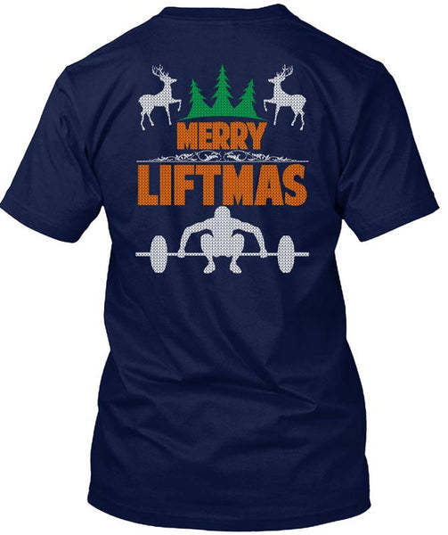 Merry Liftmas T Shirt, I Love Christmas T Shirt