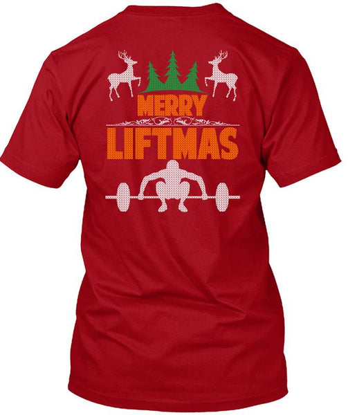 Merry Liftmas T Shirt, I Love Christmas T Shirt
