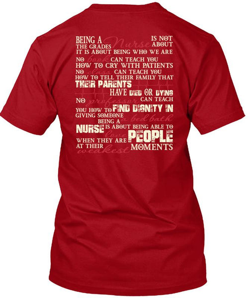 Being A Nurse T Shirt, Calls Me A Nurse T Shirt