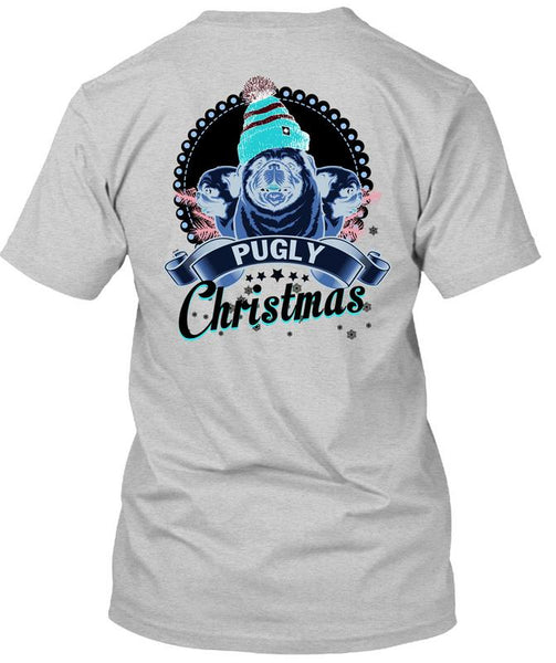 Pugly Christmas T Shirt, I Love My Dog T Shirt