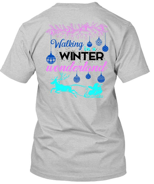 Walking Winter Wonderland T Shirt, This Girl Loves Christmas T Shirt