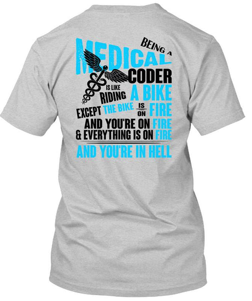 Being A Medical Coder T Shirt, I Love Doctor T Shirt