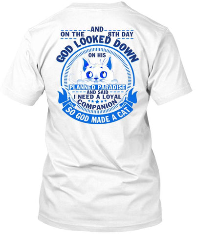 A black t-shirt with the shopify logo