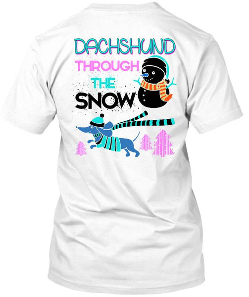 A black t-shirt with the shopify logo