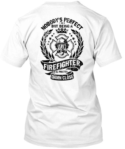 A black t-shirt with the shopify logo