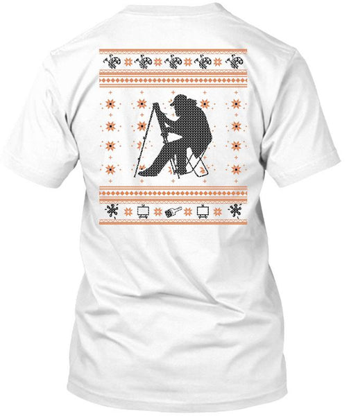 A black t-shirt with the shopify logo