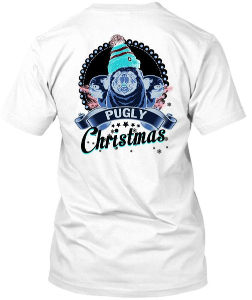 A black t-shirt with the shopify logo