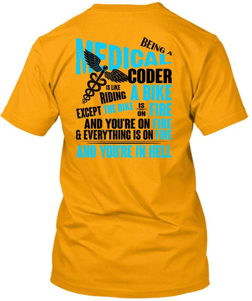 Being A Medical Coder T Shirt, I Love Doctor T Shirt