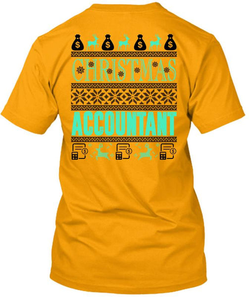 Christmas Accountant T Shirt, I Love Accountant T Shirt