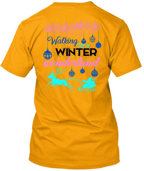 Walking Winter Wonderland T Shirt, This Girl Loves Christmas T Shirt