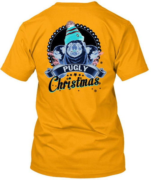 Pugly Christmas T Shirt, I Love My Dog T Shirt