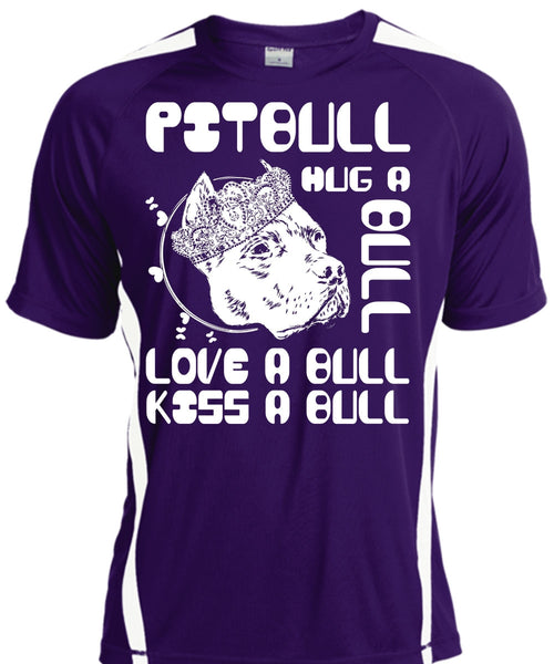 Pit Bull Hug A Bull T Shirt, Love A Bull T Shirt, Cool Shirt