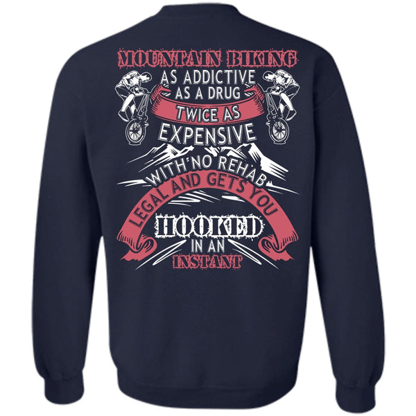 Gets You Hooked T Shirt, I Love Biker Sweatshirt