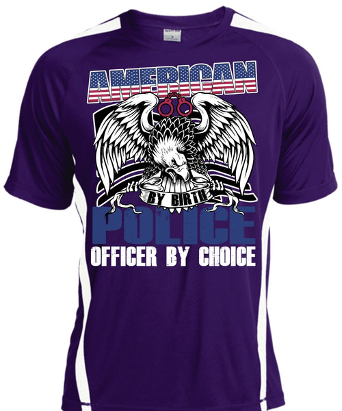 American Police Officer By Choice T Shirt, Being A Police T Shirt, Cool Shirt