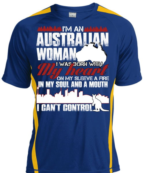 I'm An Australian Woman T Shirt, I Can't Control T Shirt, Cool Shirt