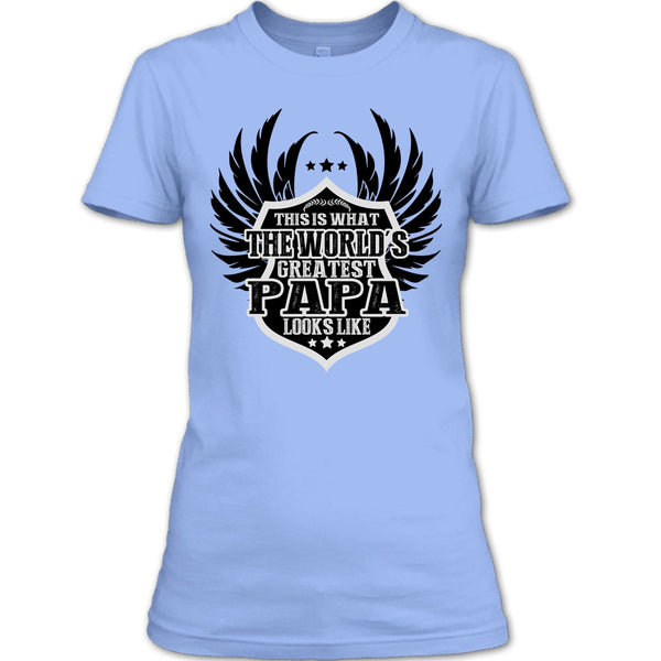 The World's Greatest Papa T Shirt, Coolest Papa Ever T Shirt