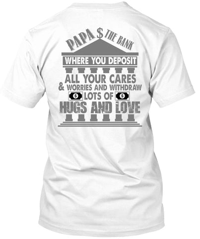 A black t-shirt with the shopify logo