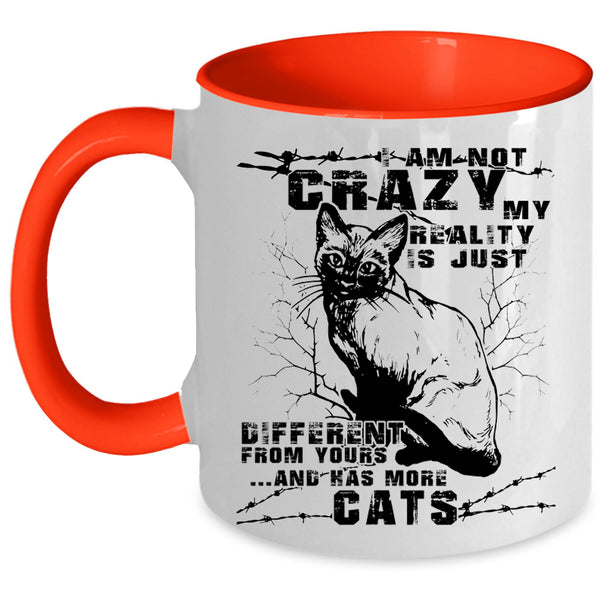 Cute Gift For Cat Lovers Coffee Mug, My Cats Accent Mug