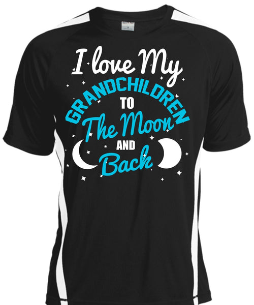 A black t-shirt with the shopify logo