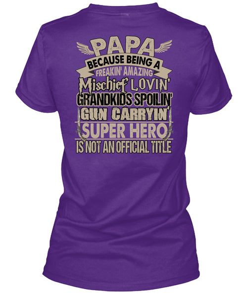 Loving Grandkids Spoiling T Shirt, Being A Papa T Shirt