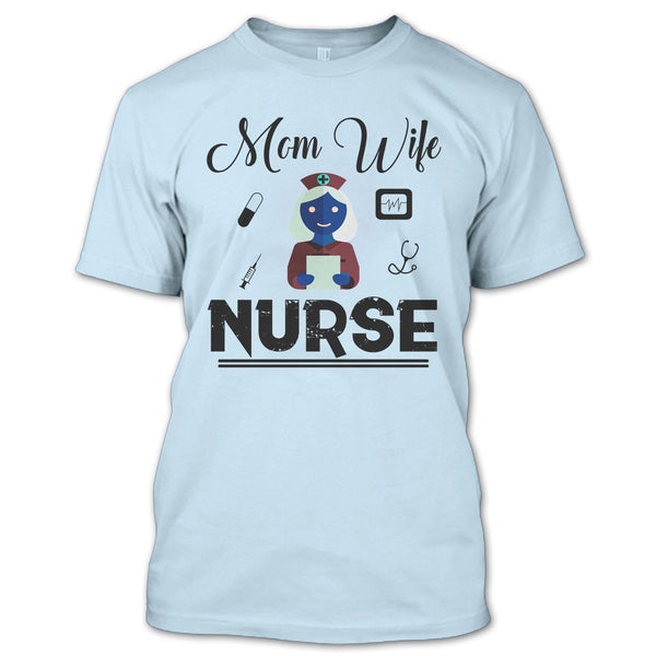 A black t-shirt with the shopify logo